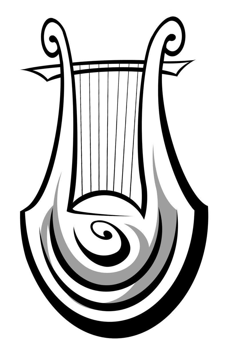lyre, 2023 (digital) av Neale Osborne