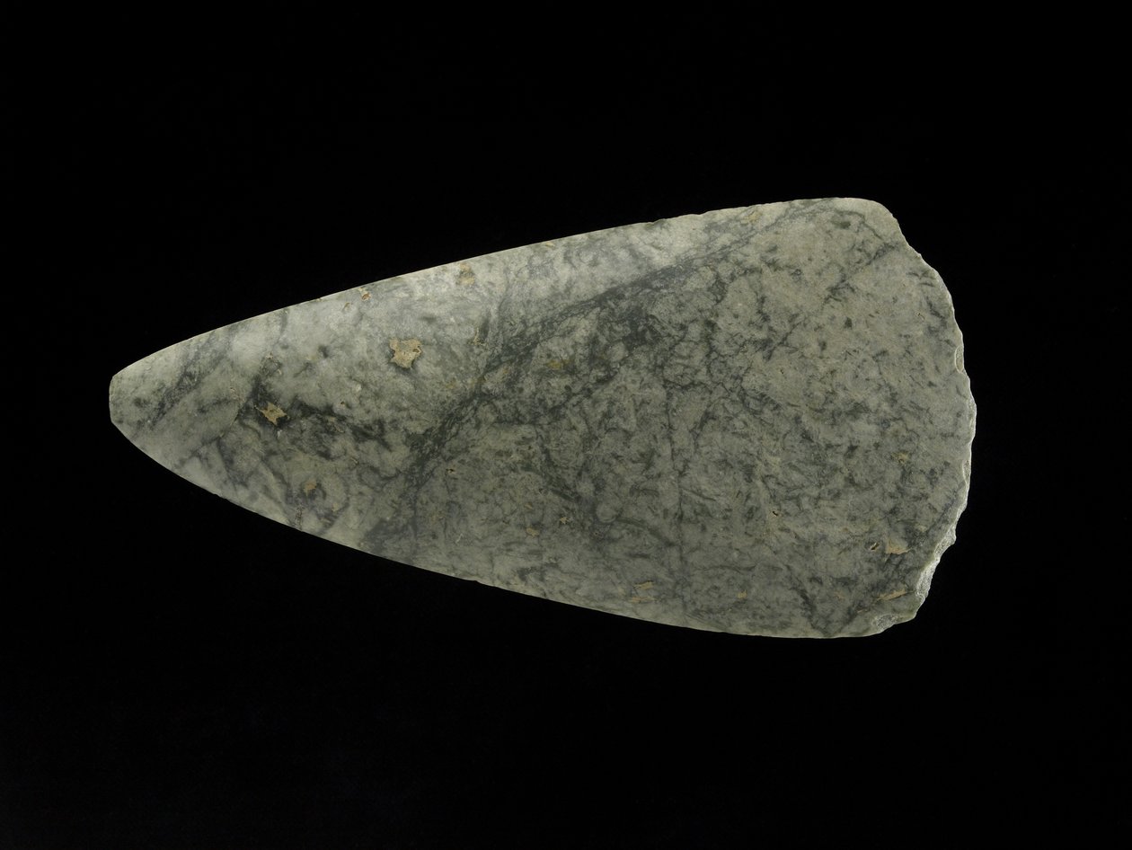 Jadeittøks, neolittisk periode (sentral-Europa), ca. 5500-c. 1800 f.Kr. (jadeitt) av Neolithic