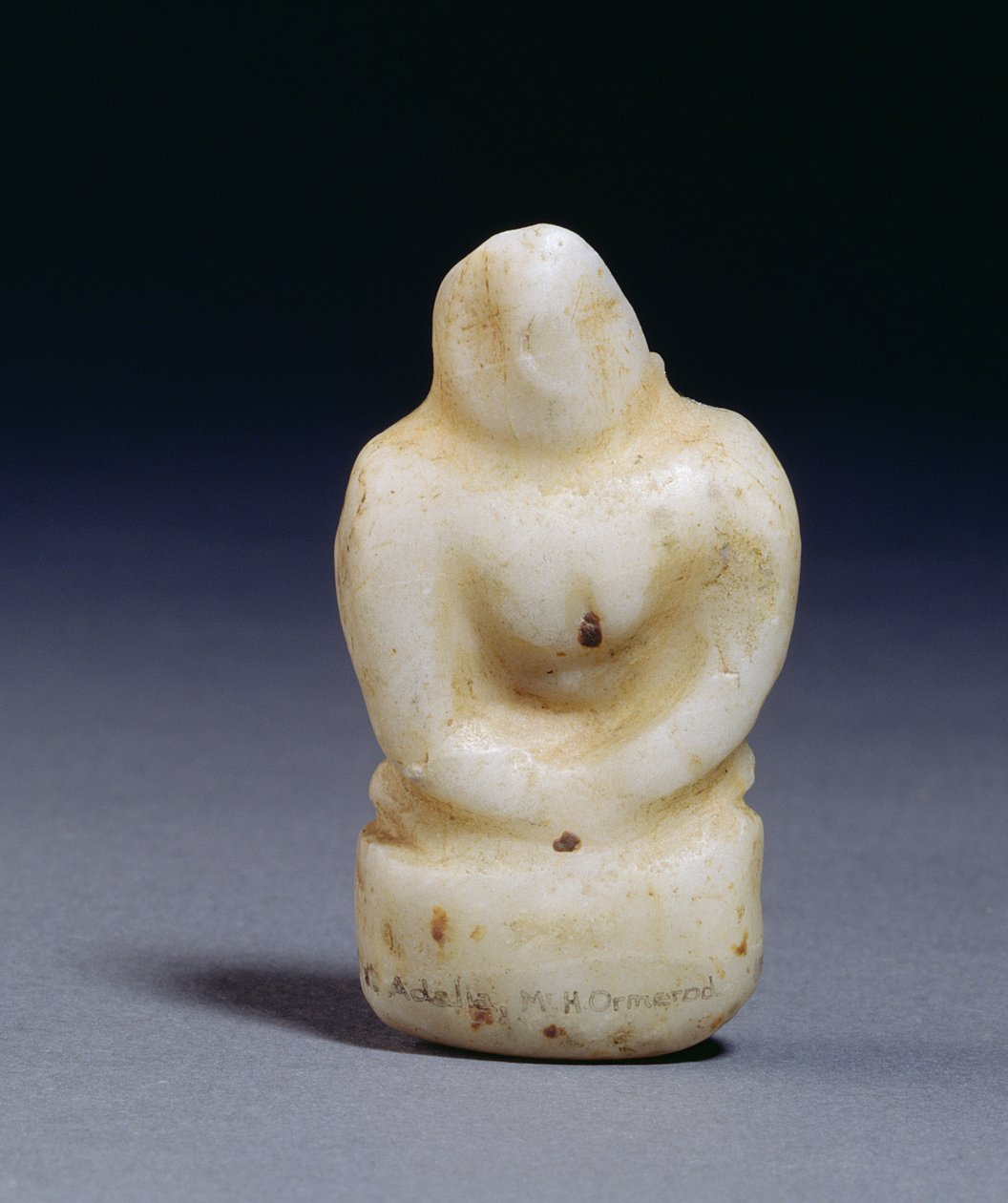 Sittende figur fra Antalya, Tyrkia, sen neolitikum, ca. 2000 f.Kr. (marmor) av Neolithic