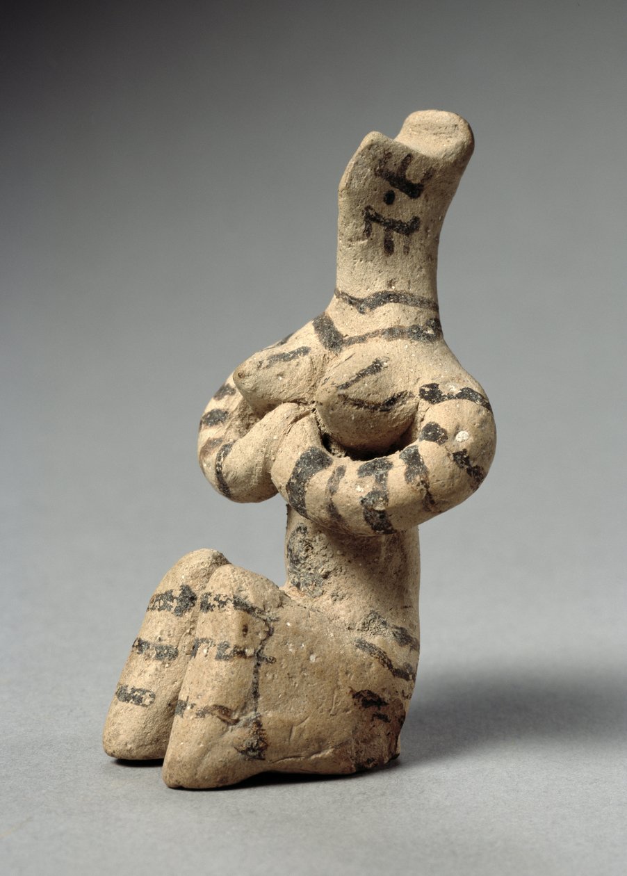 Steatopygot figur, Tell Halaf, 6.–5. årtusen f.Kr. (terrakotta) av Neolithic