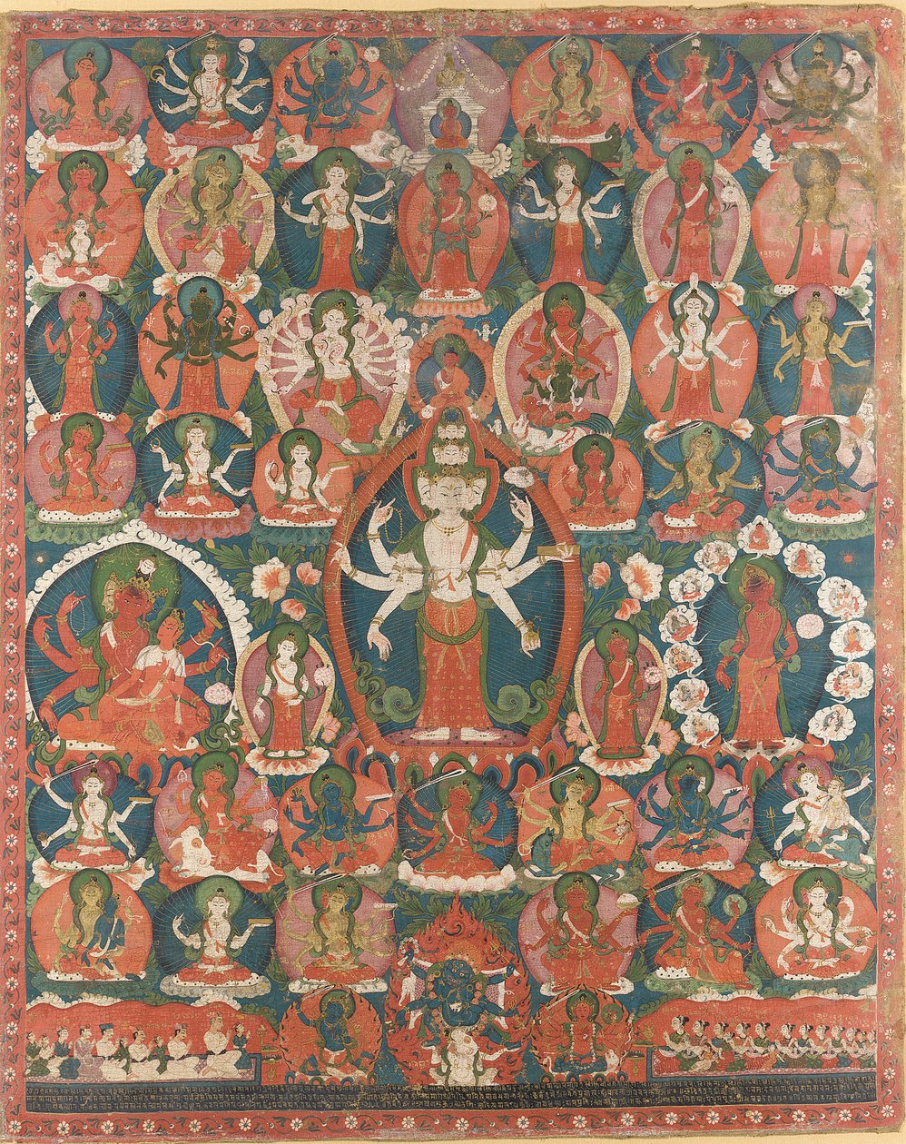 Den pababhaen er den elleve usigelige avalokiteshvara av Nepalese School