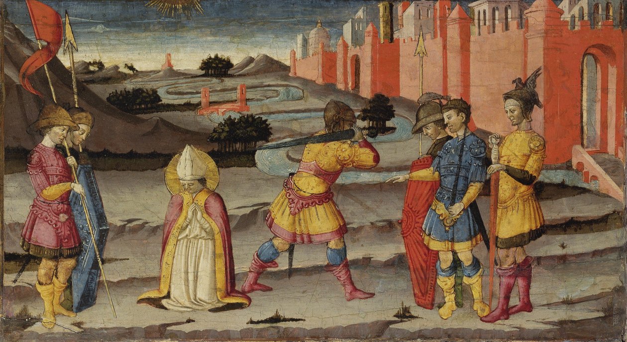 Martyrdømet til Saint Januarius av Neri di Bicci