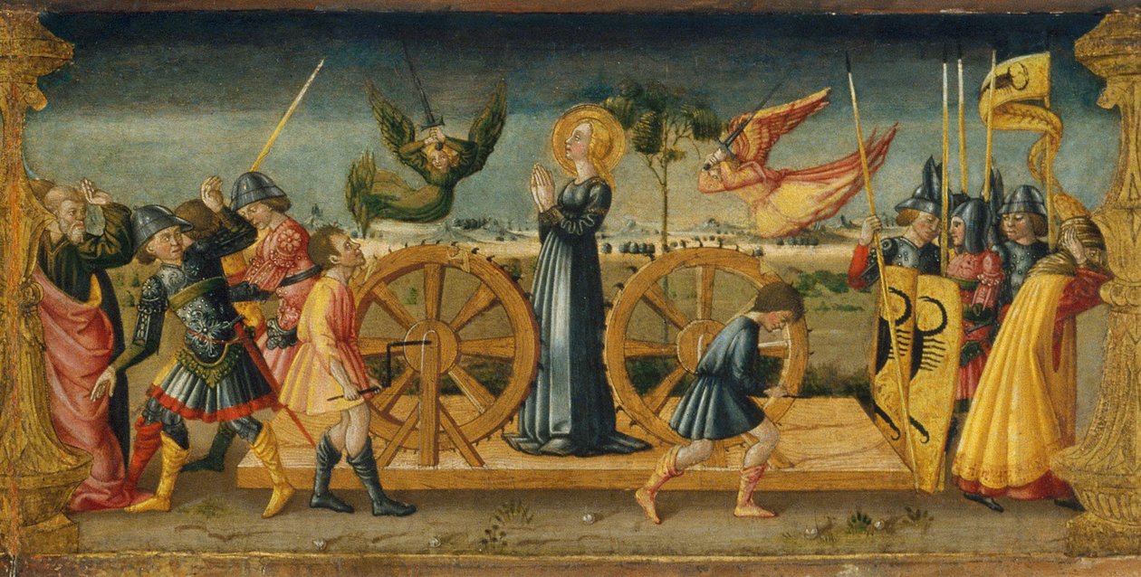 Martyrdommen til Saint Catherine av Neri di Bicci