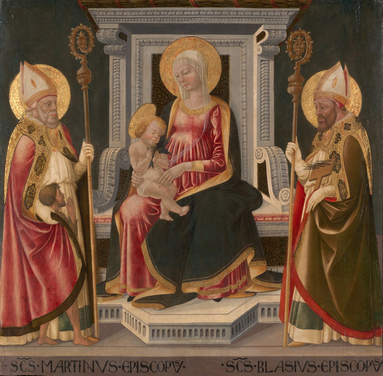Virgin and Child Enthroned with Saints Martin of Tours and Blaise   1349578   no       norwegian Successfully Translated  Original: Het hoofd van Johannes de Doper op een schotel Translat: Het hoofd van Johannes de Doper op een schotel 1356032 no norwegian av Neri di Bicci