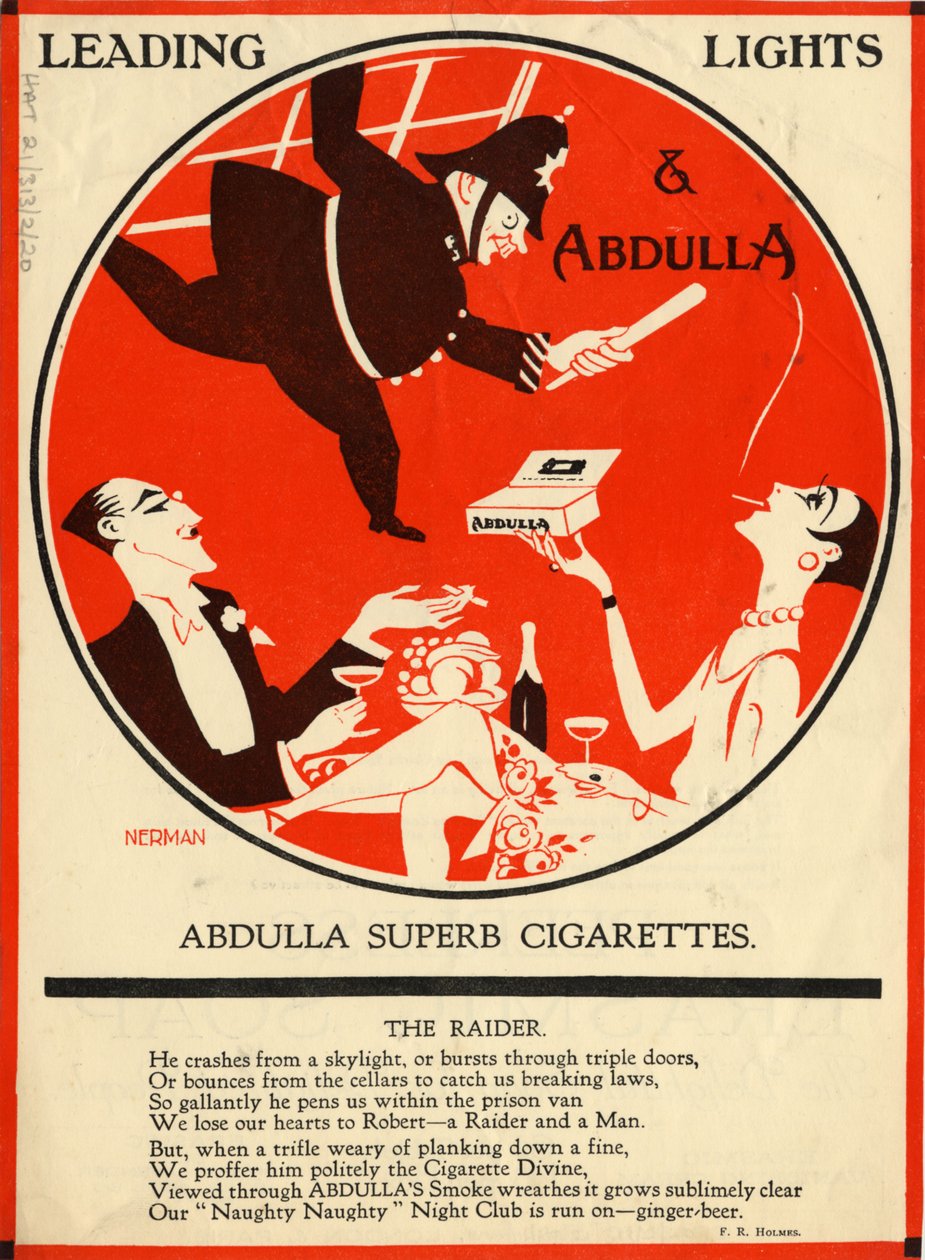 Abdulla-sigaretter, 1920-tallet av Nerman