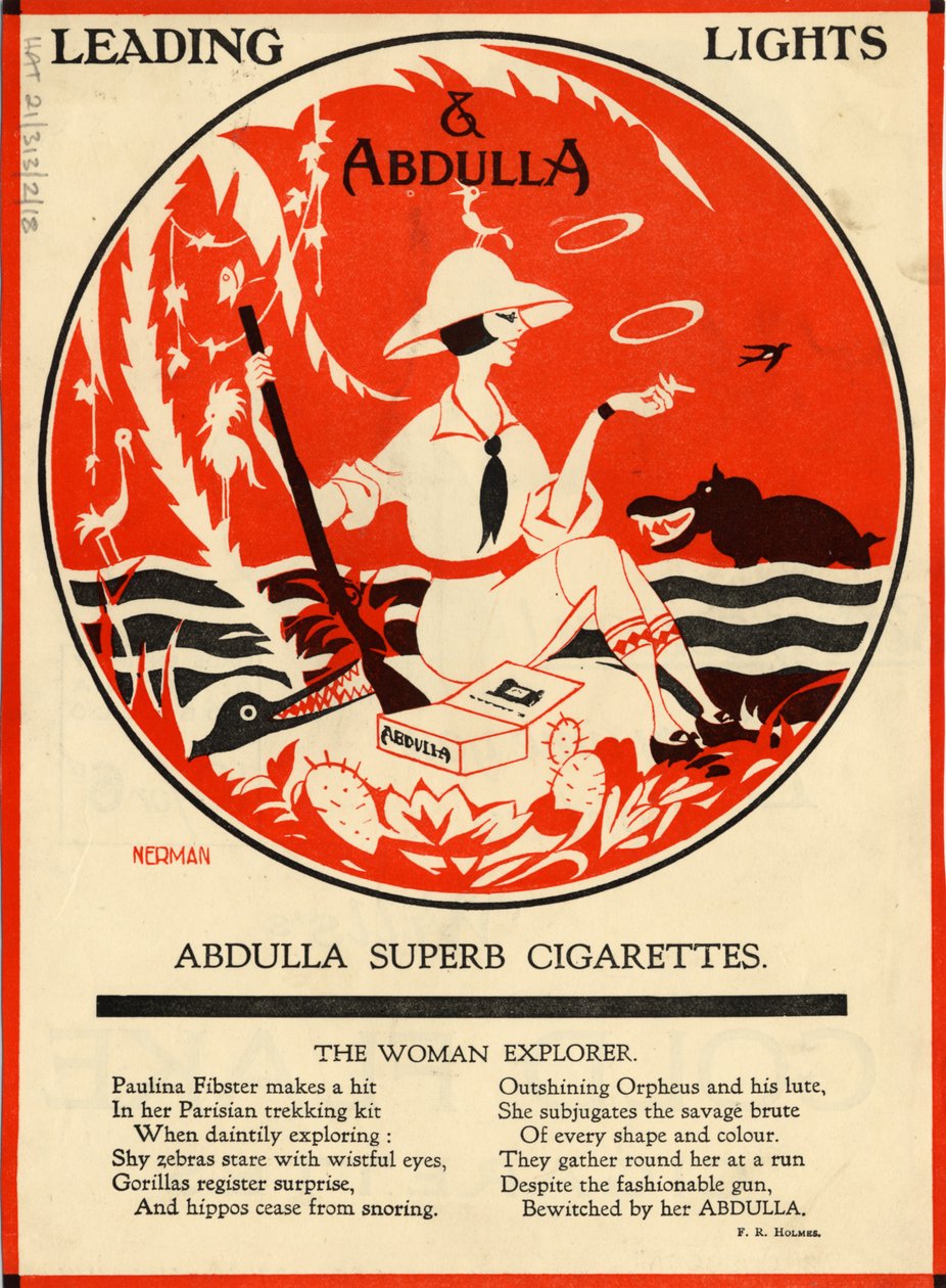 Abdulla-sigaretter, 1920-tallet av Nerman