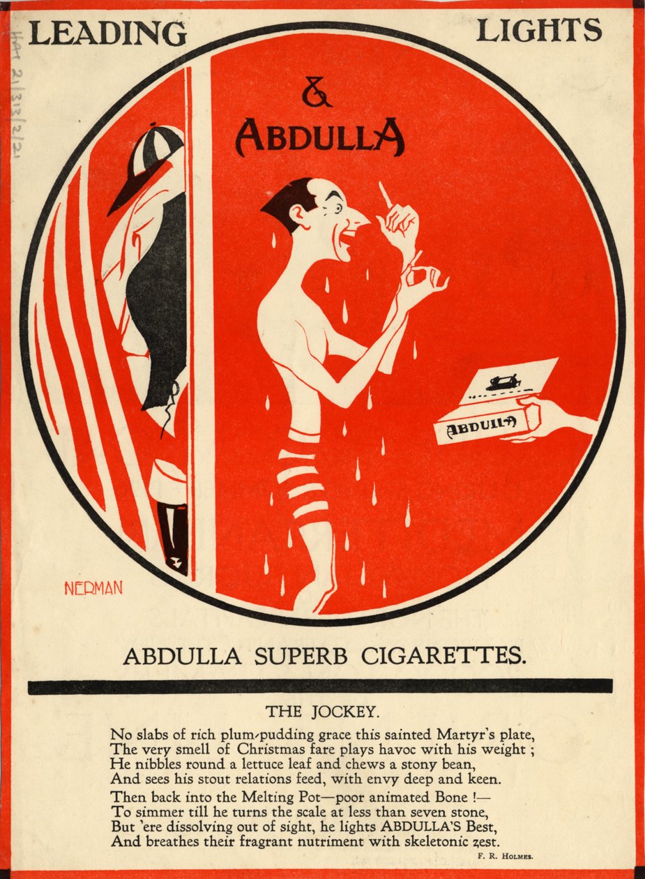 Abdulla-sigaretter, 1920-tallet av Nerman