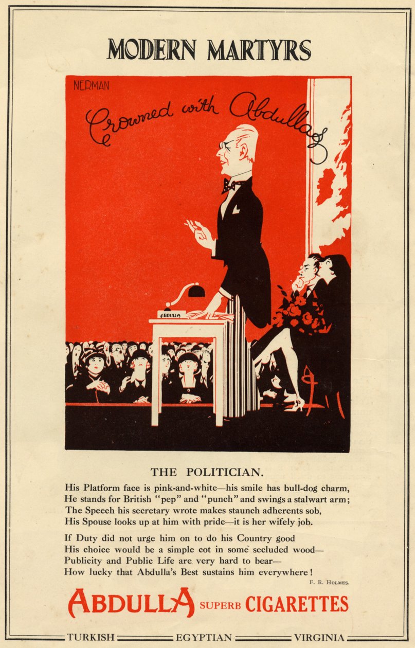 Abdulla sigaretter, 1927 av Nerman