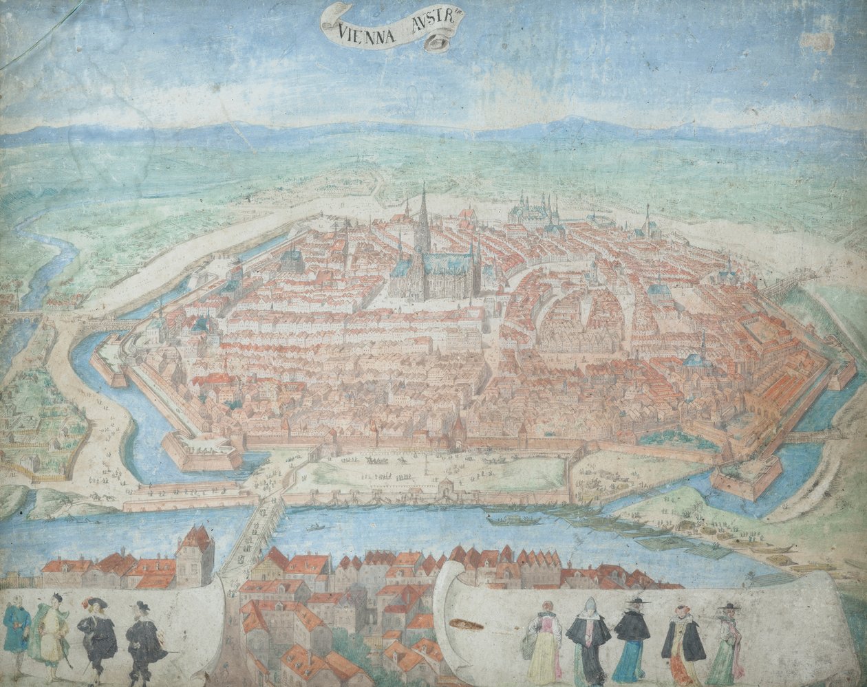 Wien i fugleperspektiv av Leopold Blonder