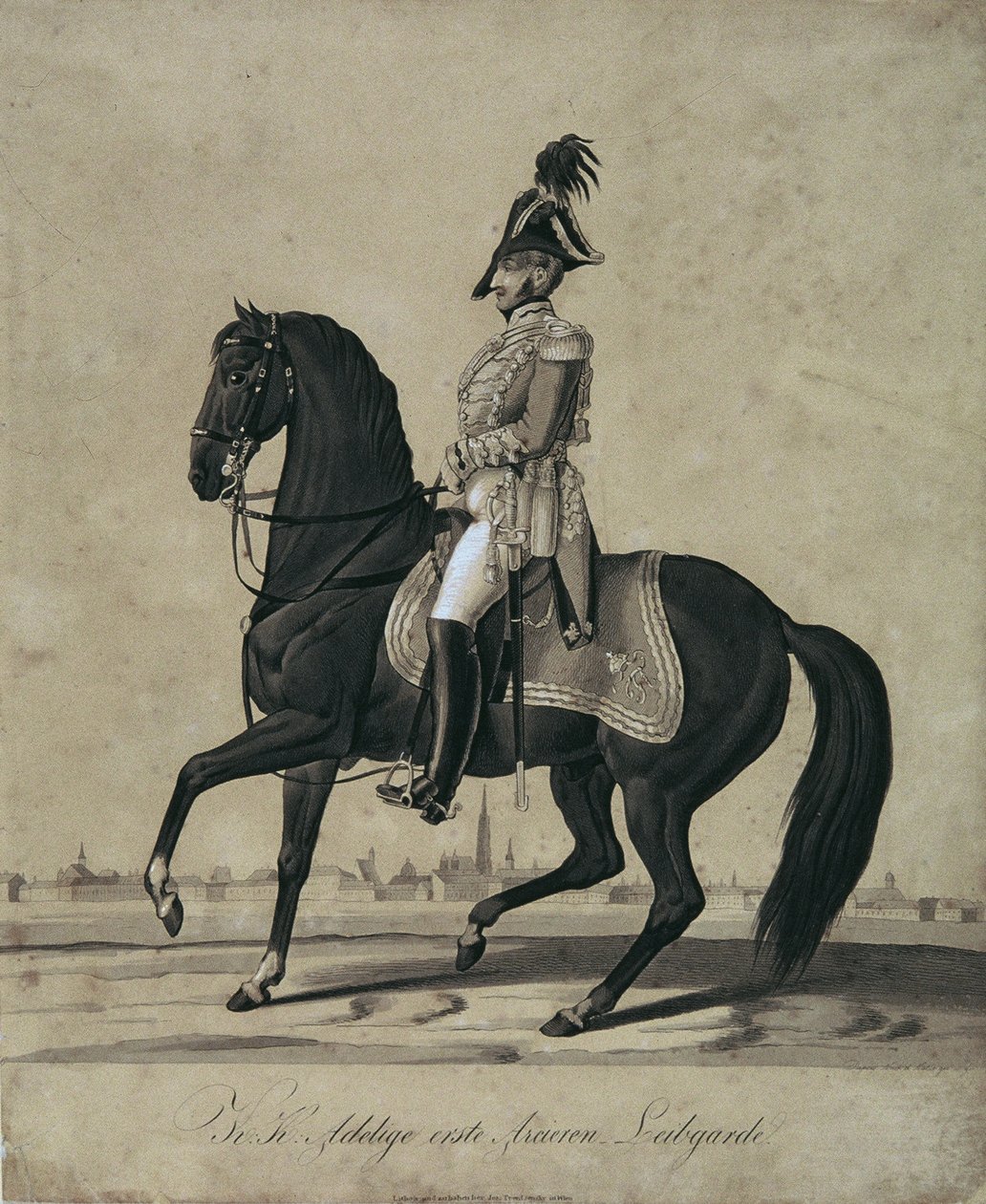 Arcieren Livgarde til hest av Leopold Blonder
