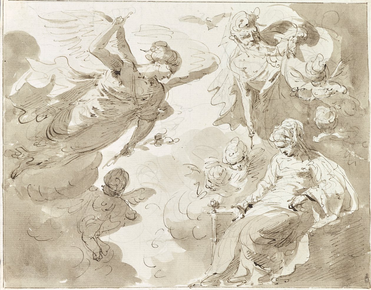 Bibelsk scene av Leopold Blonder