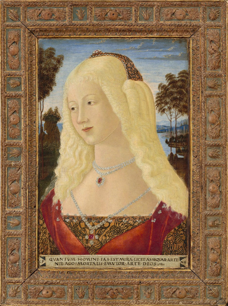 Portrett av en dame av Neroccio de