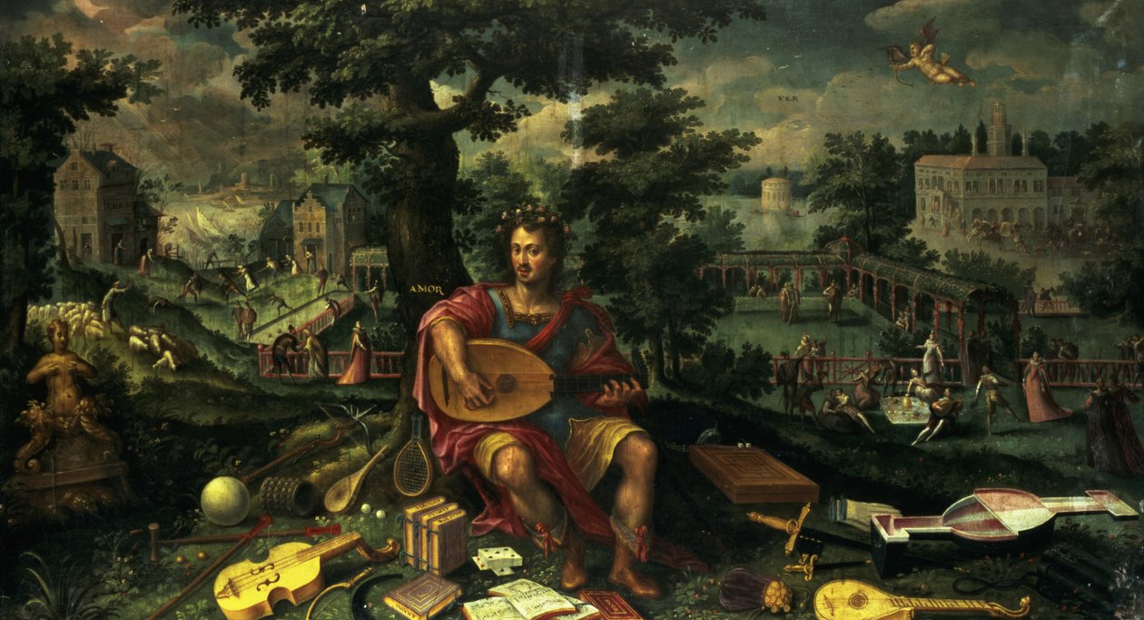 Kjærlighet (vår), ca.1600 av Netherlandish School