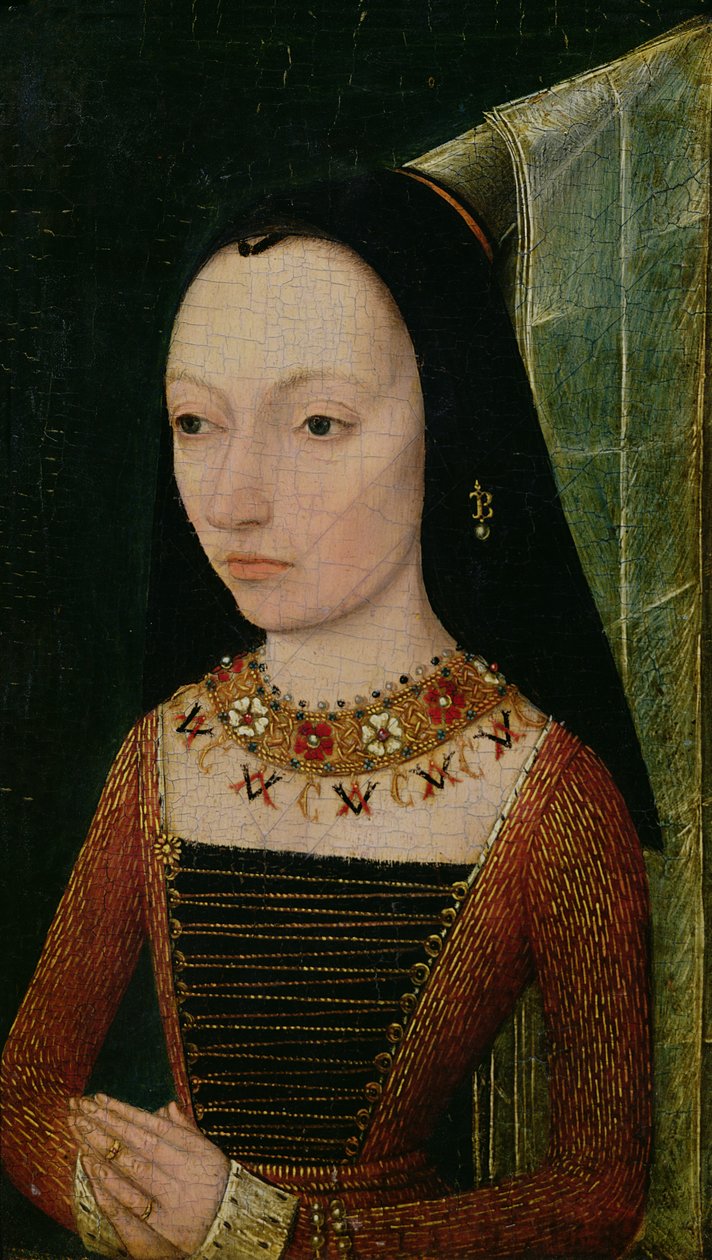 Margaret av York (1446–1503) hertuginne av Burgund, ca. 1477 av Netherlandish School