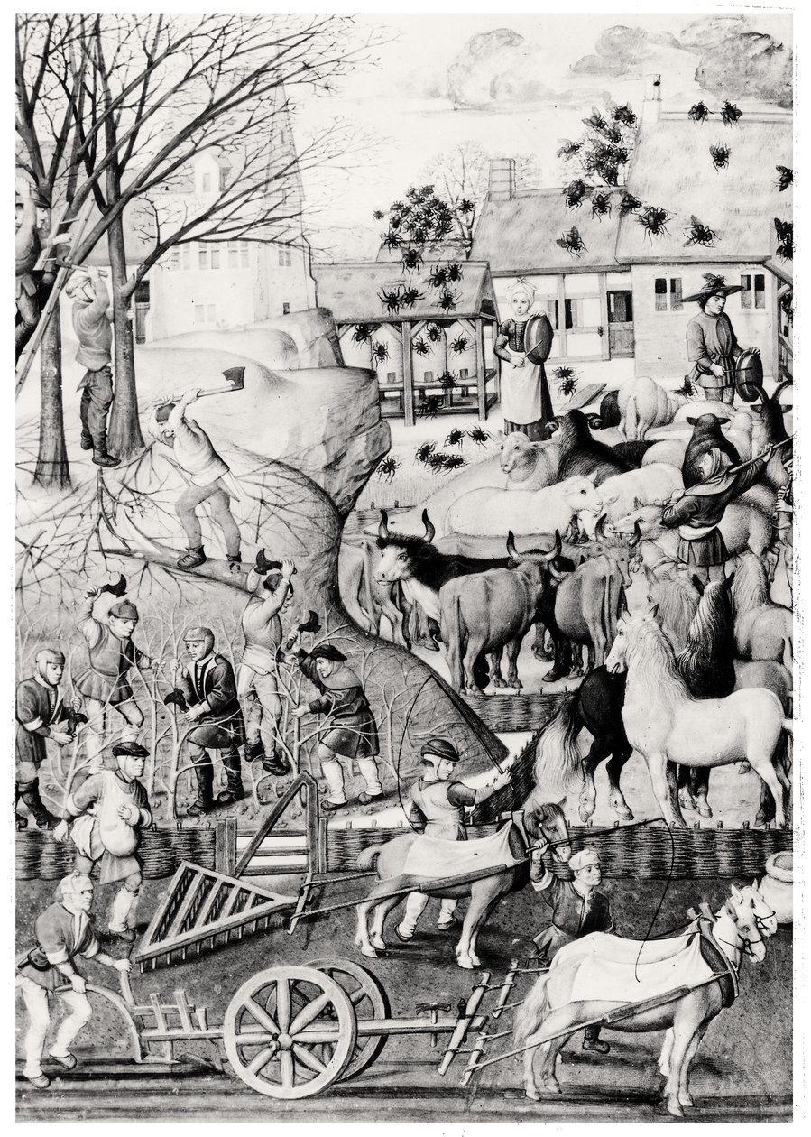 Pløying av Netherlandish School