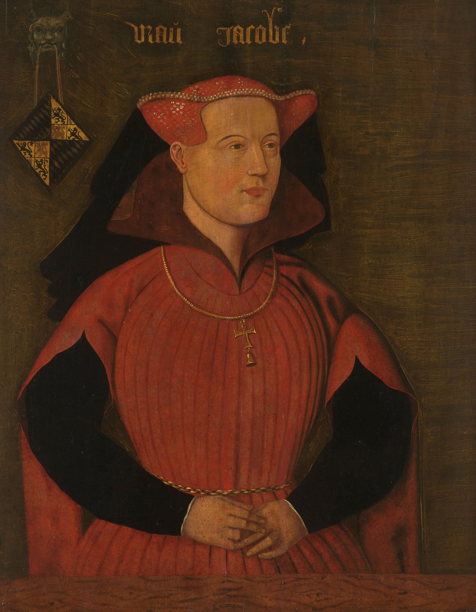 Portrett av Jacoba av Bayern, grevinne av Holland og Zeeland, ca. 1480 av Netherlandish School