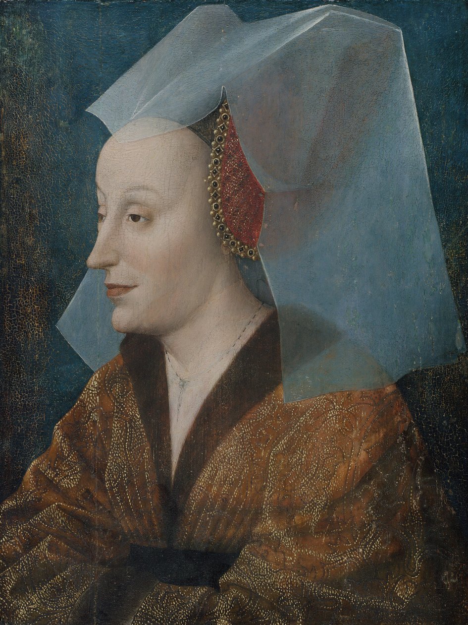 Portrett av en adelskvinne, ca. 1450 av Netherlandish School