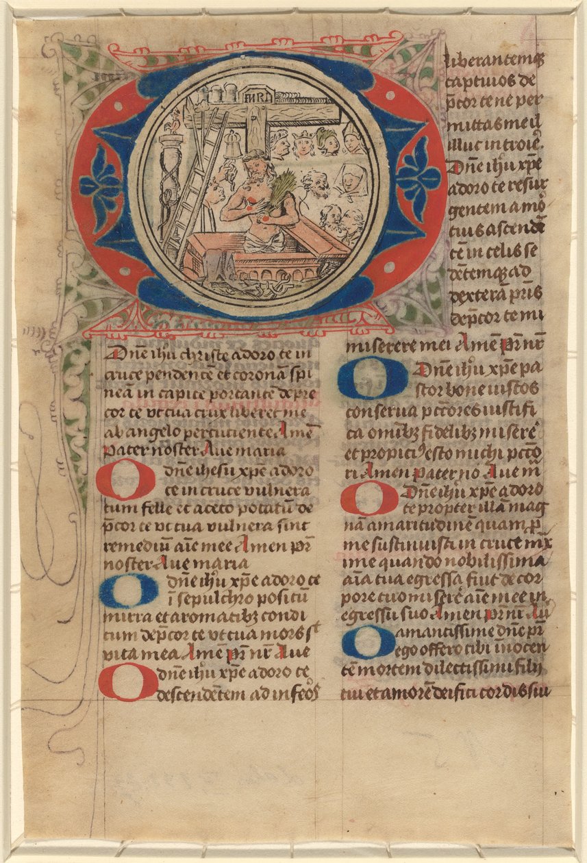 Kristus som sorgens mann av Netherlandish 15th Century
