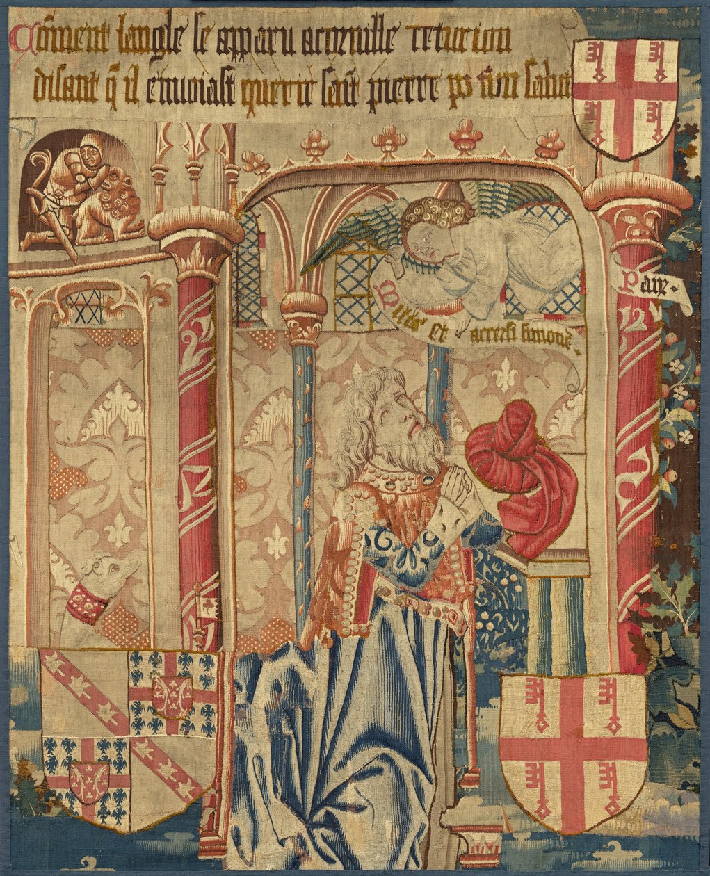 Visjonen til Centurion Cornelius av Netherlandish 15th Century