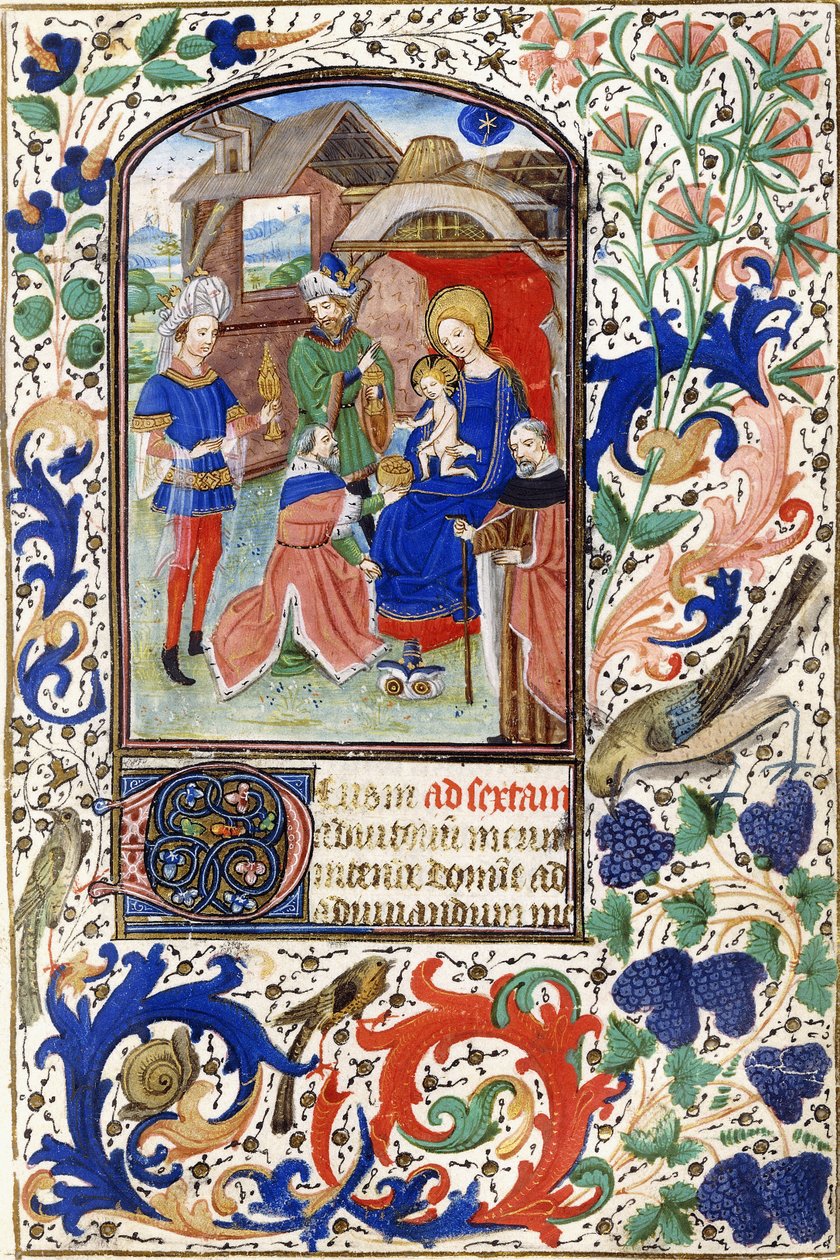 Tilbedelse av magiene, ca. 1450 av Netherlandish School