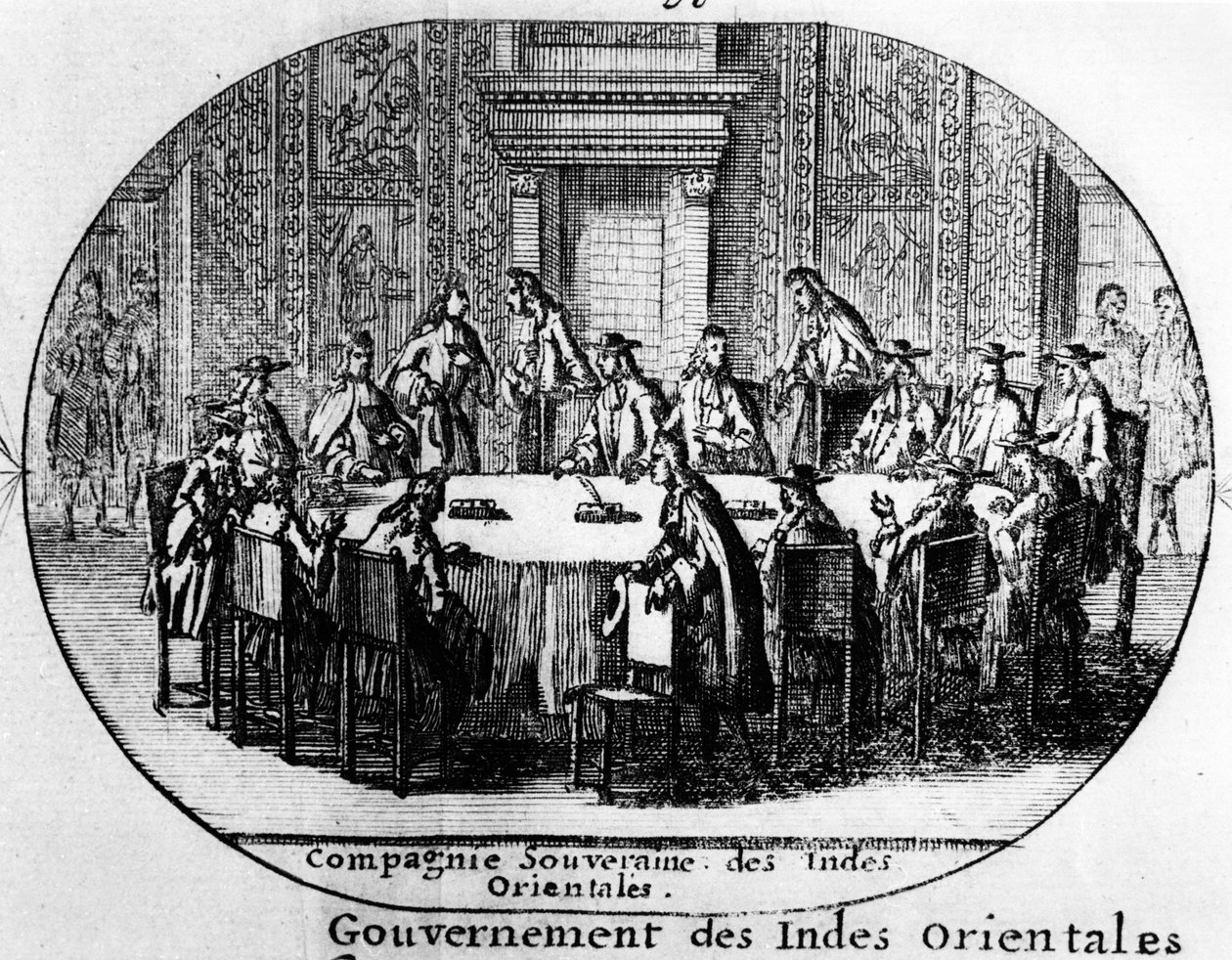 Guvernører for det suverene kompaniet til det nederlandske østindiske kompani, tidlig på 1700-tallet av Netherlandish School