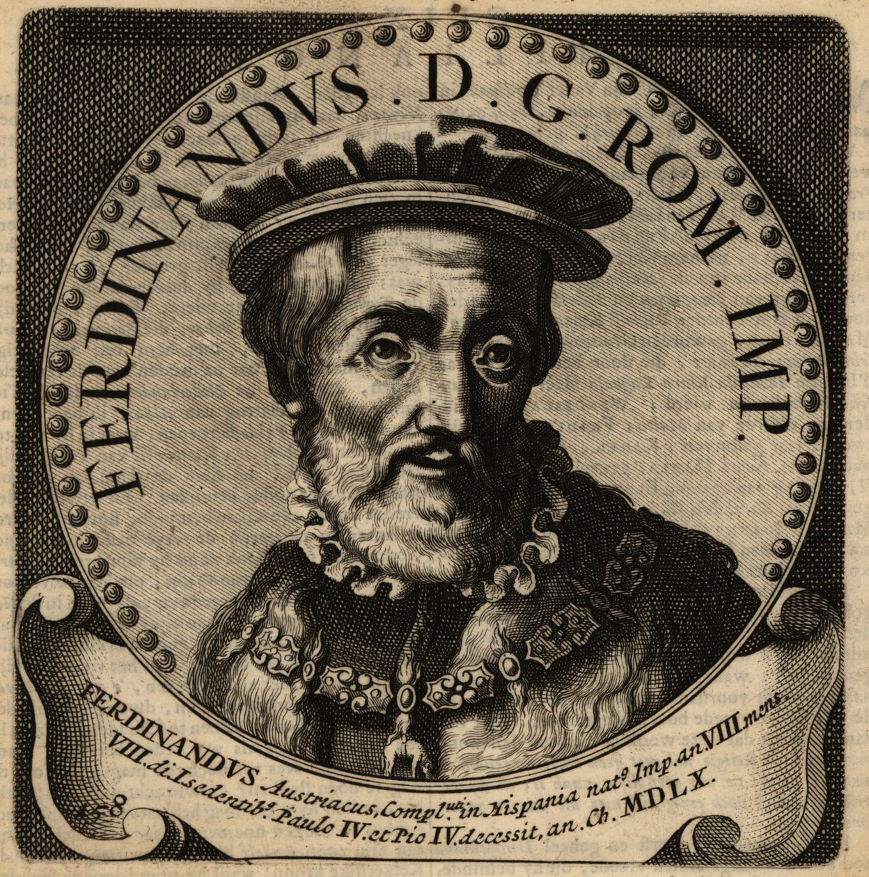 Den hellige romerske keiser Ferdinand I. av Netherlandish School