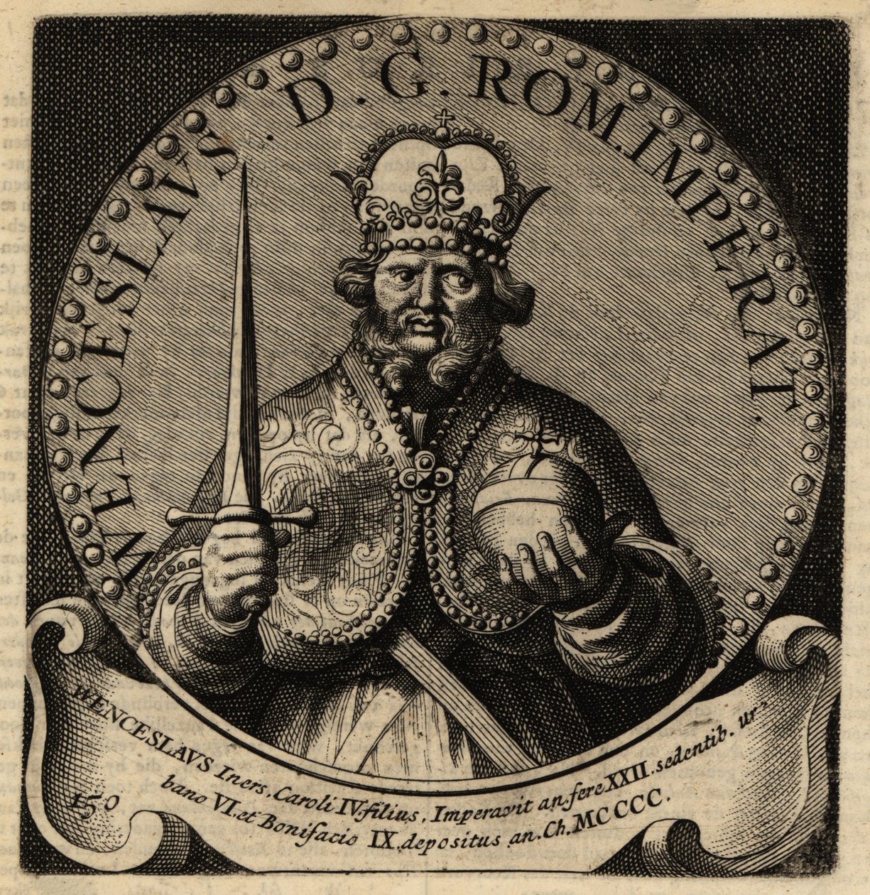 Den hellige romerske keiser Wenceslaus IV. av Netherlandish School