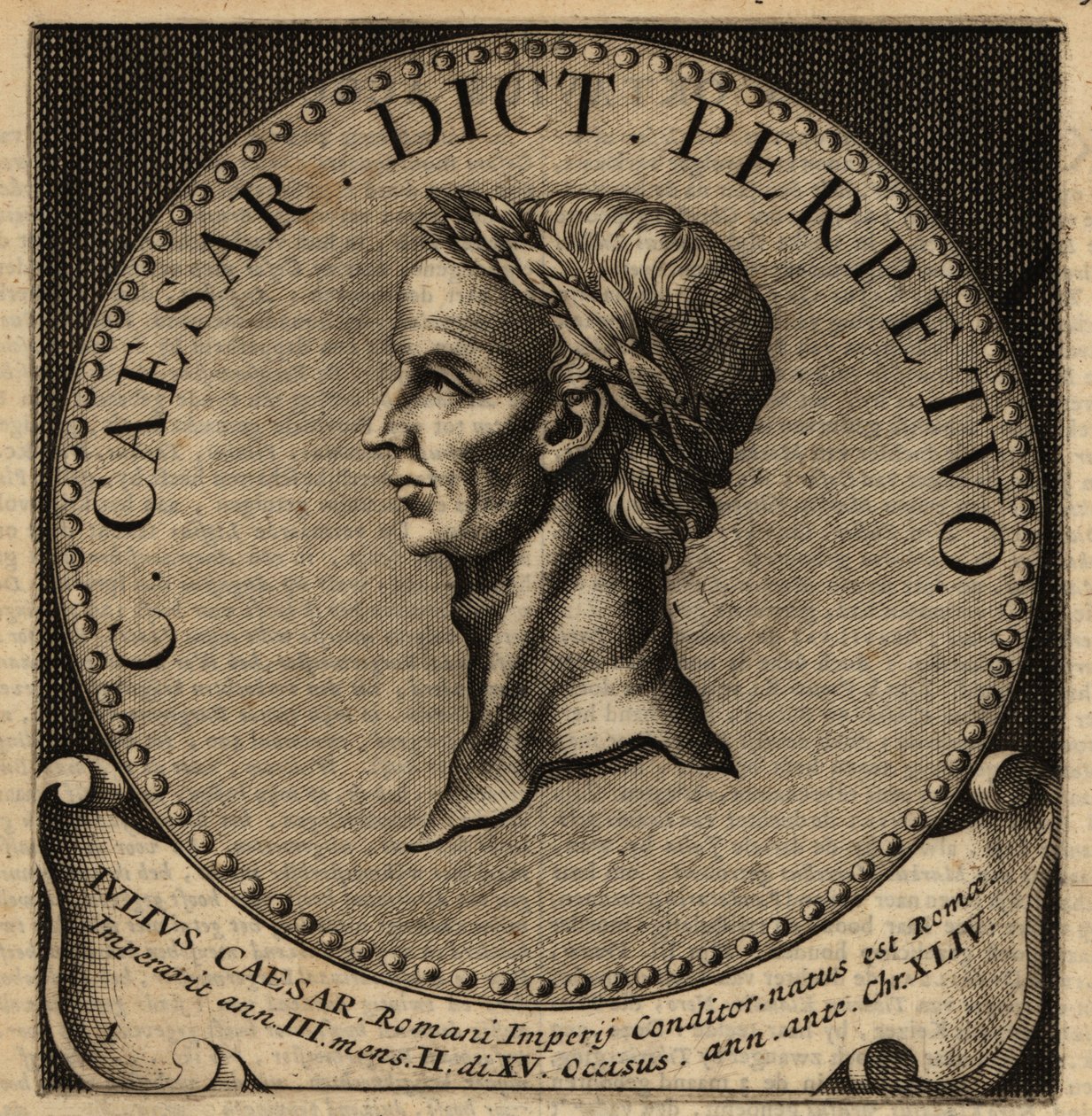 Julius Caesar, Caius Julius Caesar, romersk diktator. av Netherlandish School
