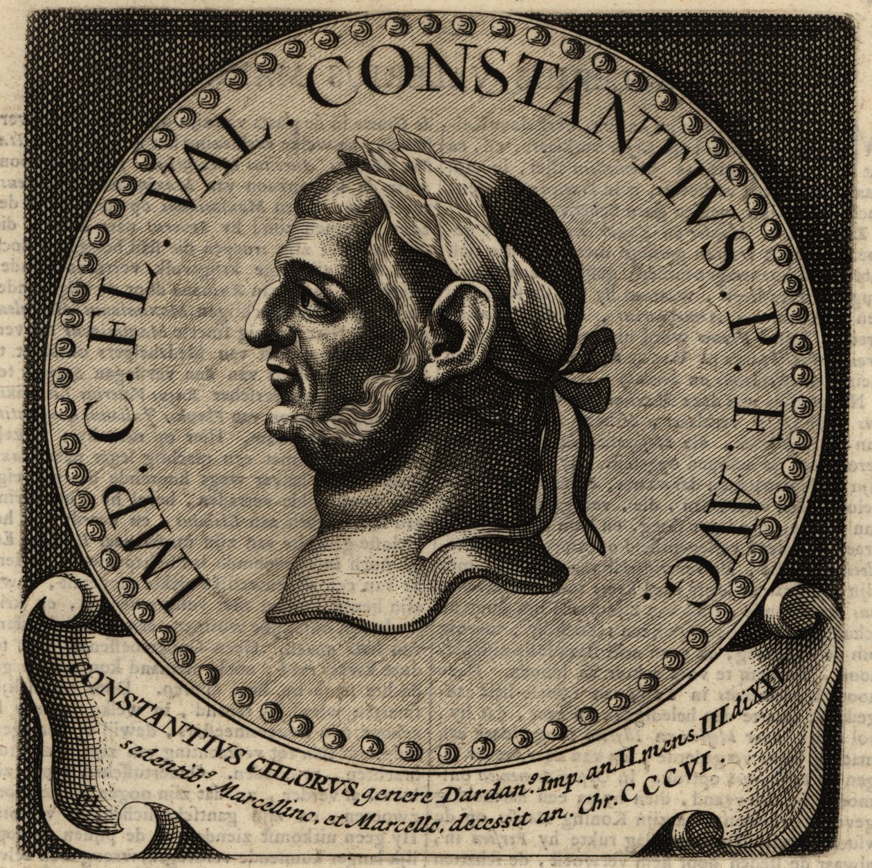 Portrett av den romerske keiseren Constantius I. av Netherlandish School