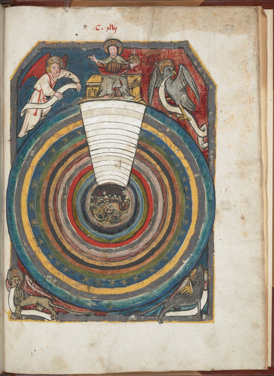 Royal 19 A IX, f.149, The Universe, fra 