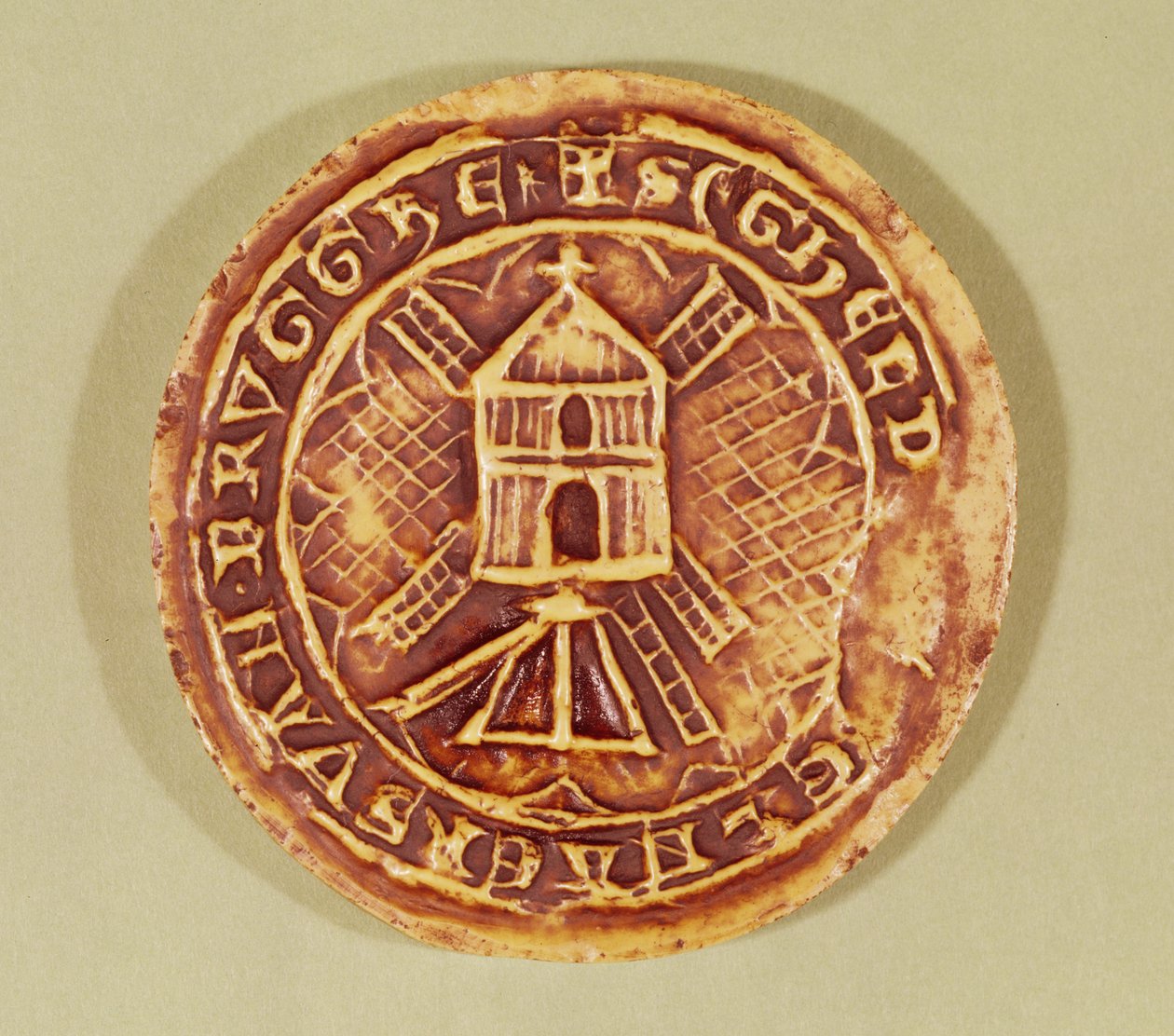 Segl for Brugge Guild of Millers, 1407 av Netherlandish School