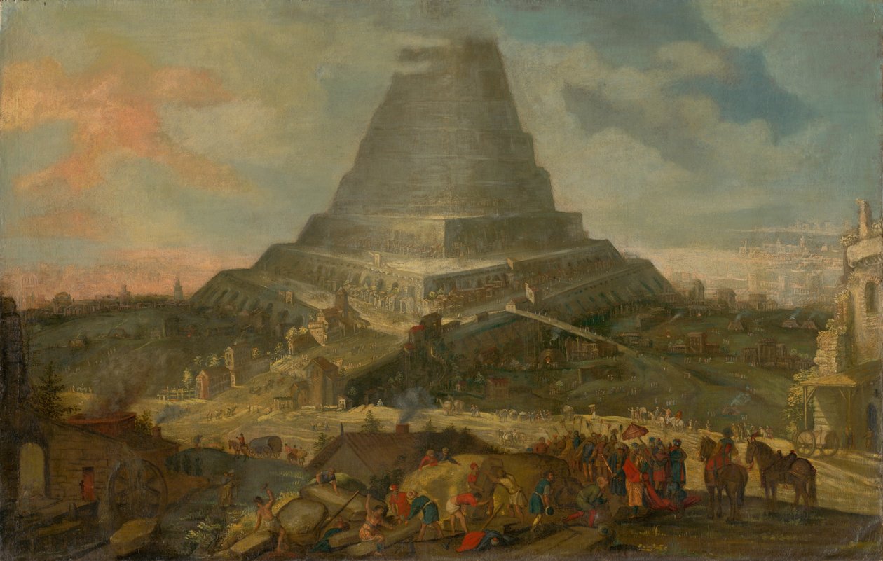 Babelstårnet, 1610-25 av Netherlandish School