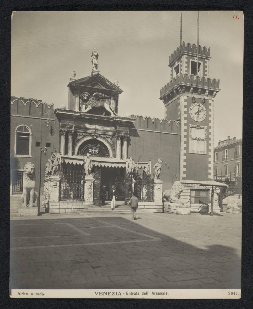 Porta Magna fra Arsenal i Venezia Venezia - Entrata dell