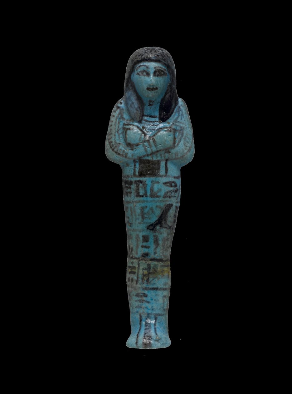 Shabti av Riya, 19.-20. dynasti (fajanse) av New Kingdom Egyptian