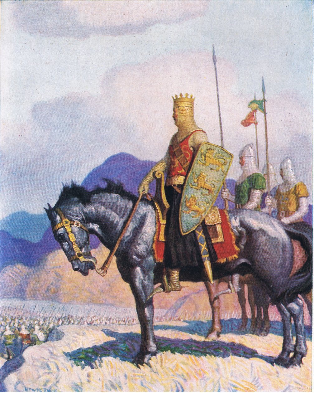 King Edward, fra The Scottish Chiefs utgitt av Charles Schribner