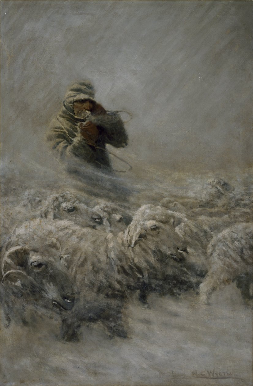 Sauegjeter, 1908 av Newell Convers Wyeth