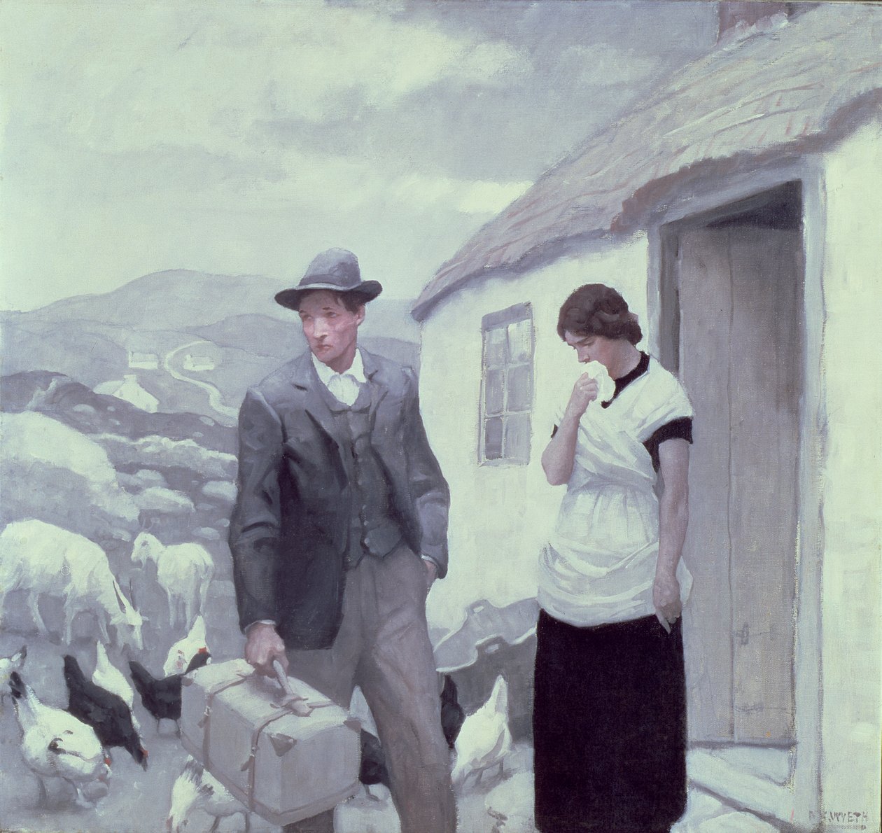 En sønn av hans far (olje på lerret) av Newell Convers Wyeth