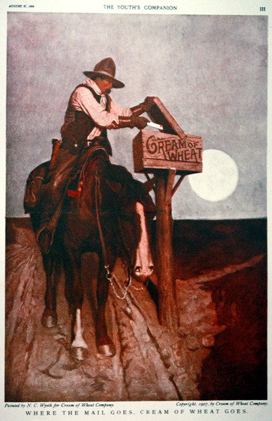 Annonse for Cream of Wheat Company av Newell Convers Wyeth
