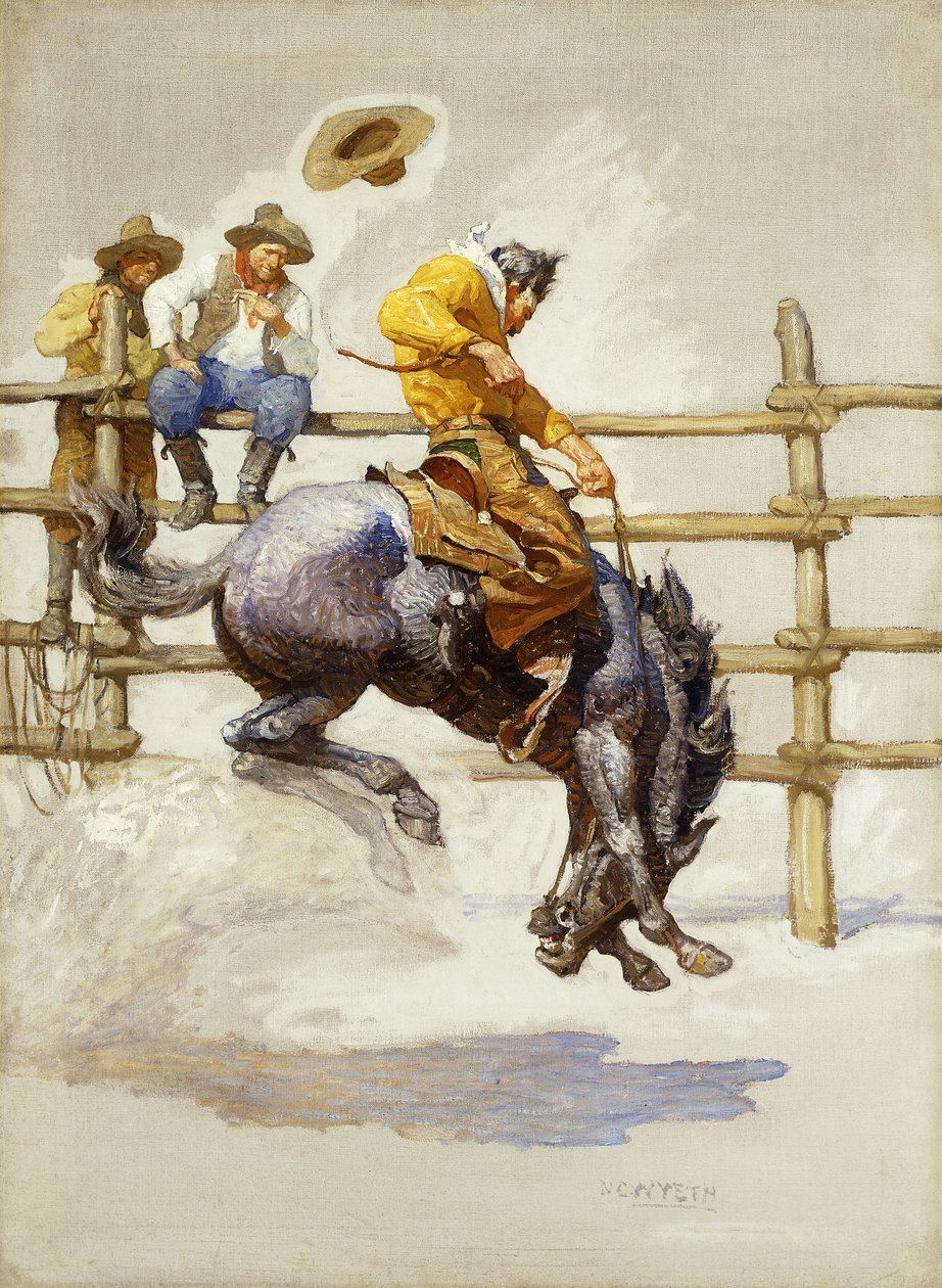 The Bucking Bronco av Newell Convers Wyeth