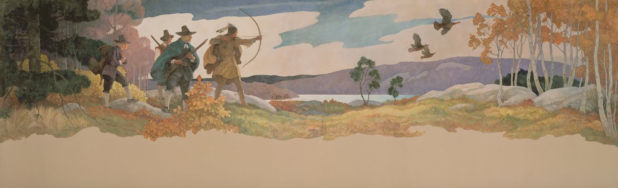 Tyrkiajegerne, 1941 av Newell Convers Wyeth
