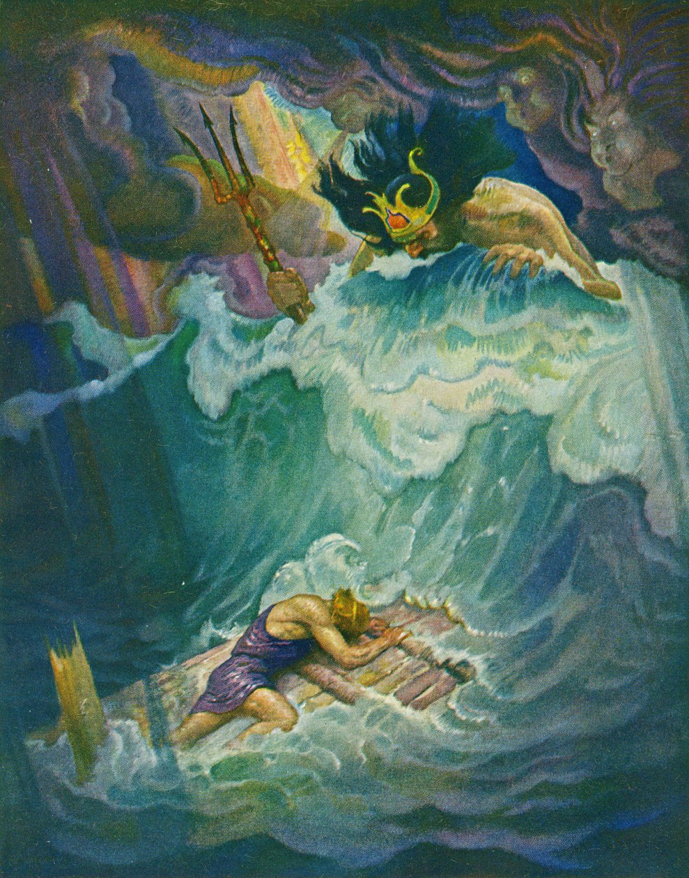 Flåten til Odysseus av Newell Convers Wyeth