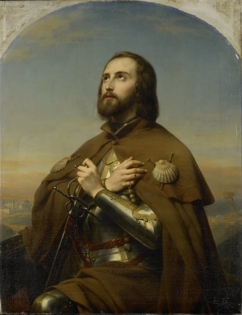 Eberhard (1445-96), hertug av Würtemberg, som pilegrim i det hellige land av Nicaise de Keyser