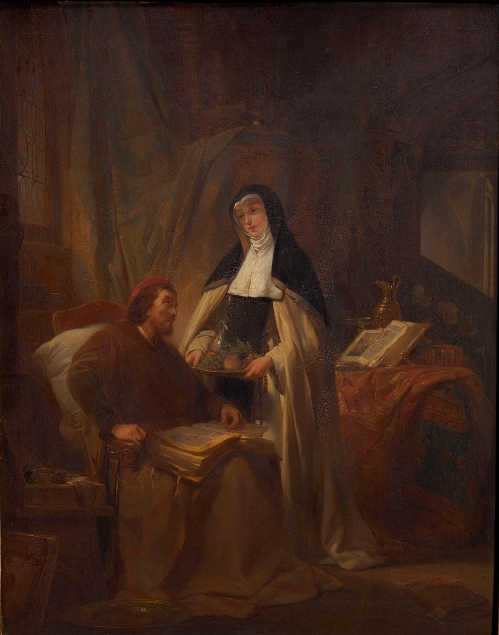 Hans Memling i Sint-Janshospitaal i Brugge, 1841. av Nicaise de Keyser