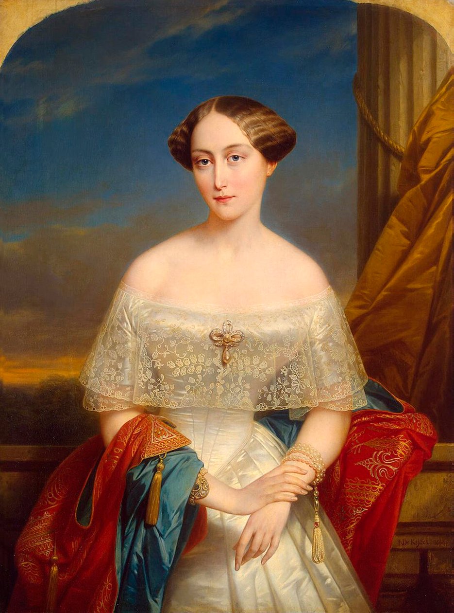 Portrett av storhertuginne Olga Nikolaevna av Russland