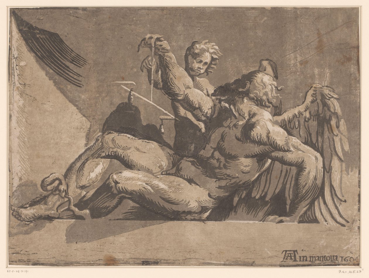 Saturn av Niccolò Vicentino (attributed to)
