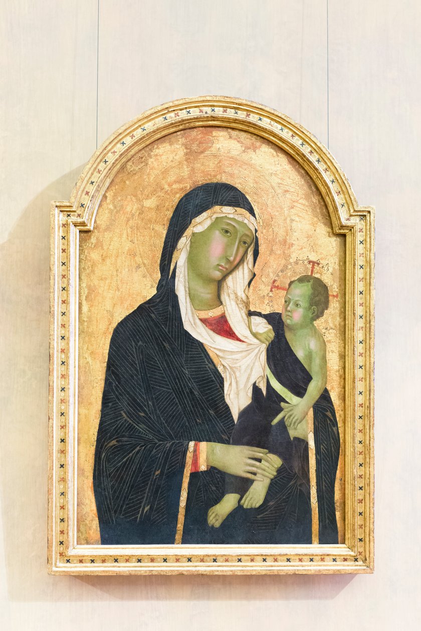 Madonna og barn av Niccolò di Segna