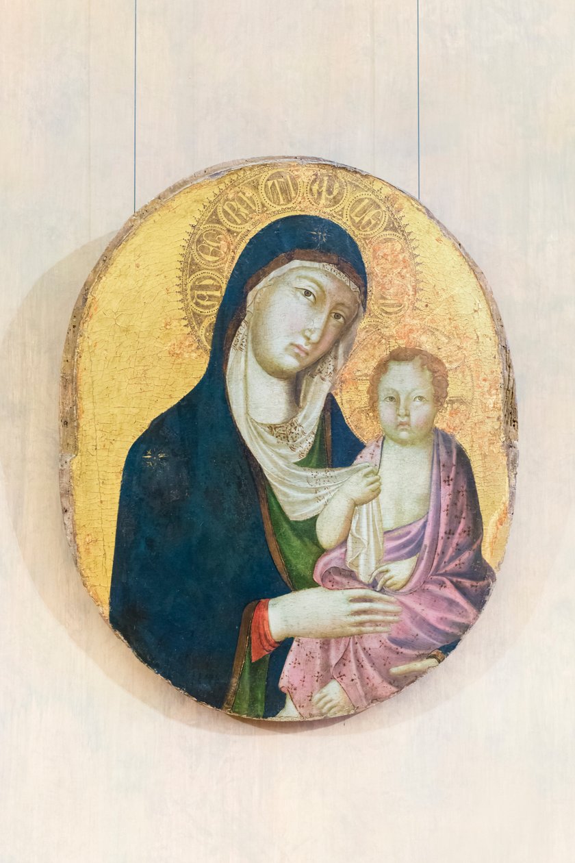 Madonna og barn av Niccolò di Segna