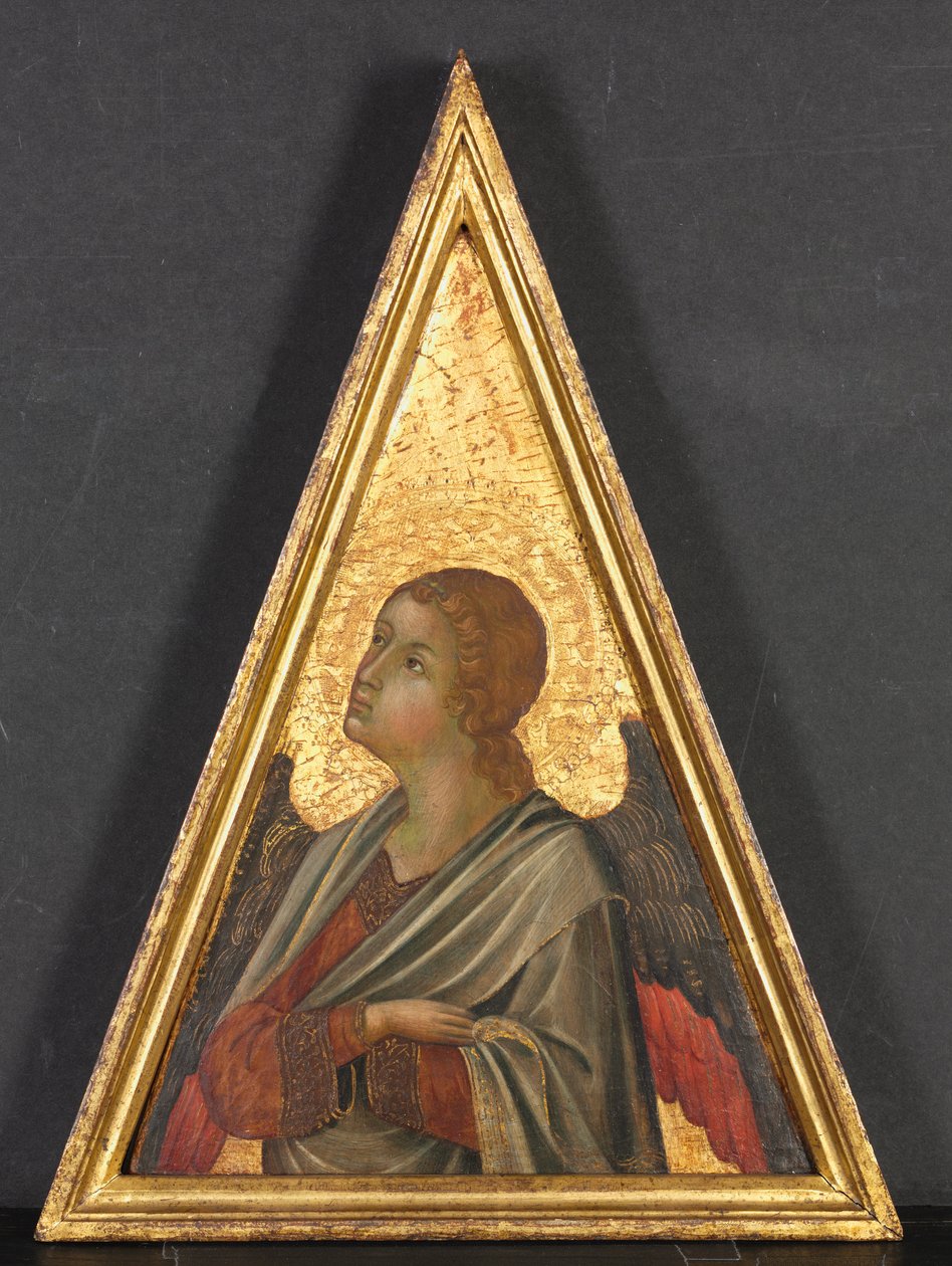 Pinnacle med englepar, ca. 1340. av Niccolò di Segna