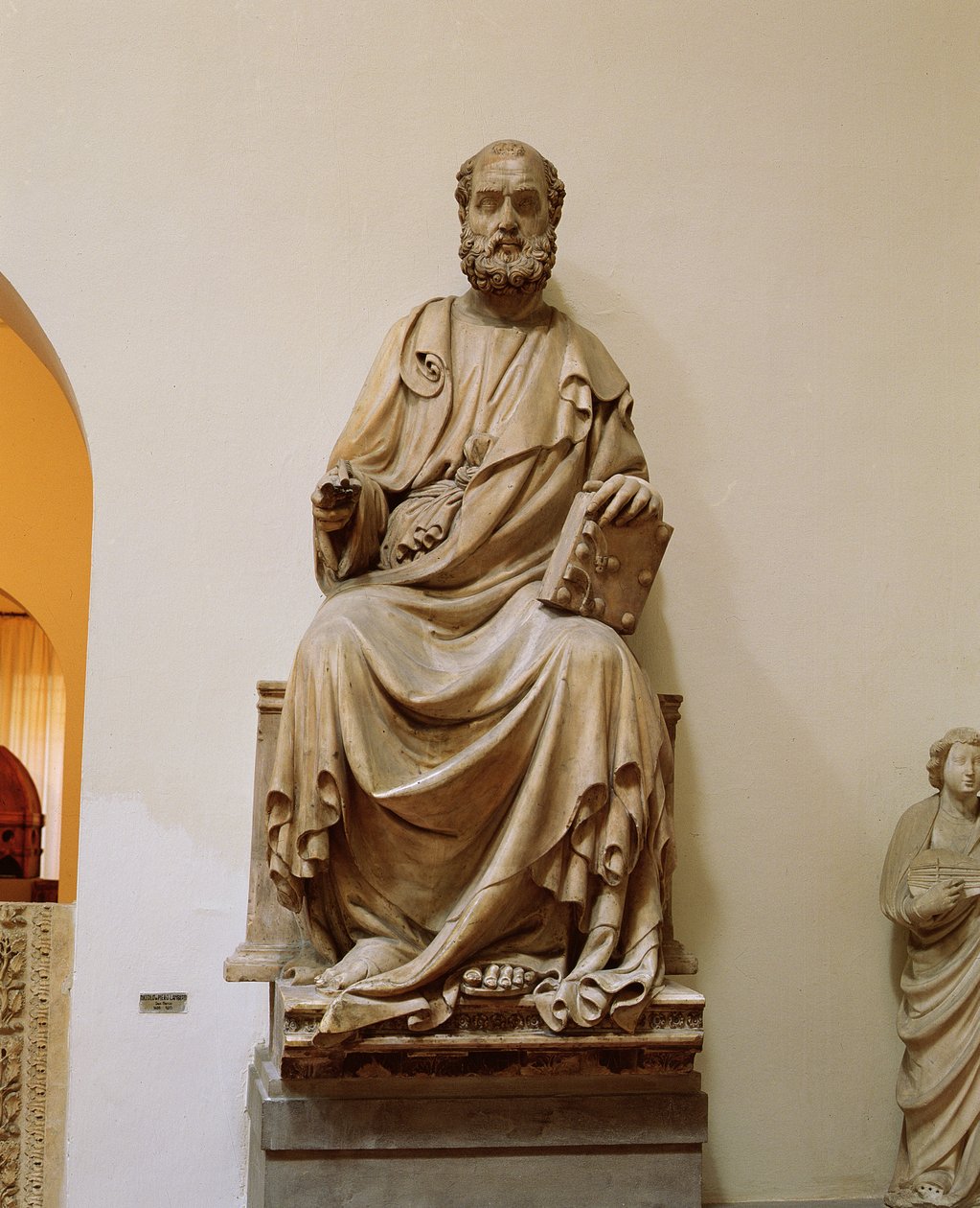 St. Mark, 1408 (marmor) av Niccolo di Pietro Lamberti