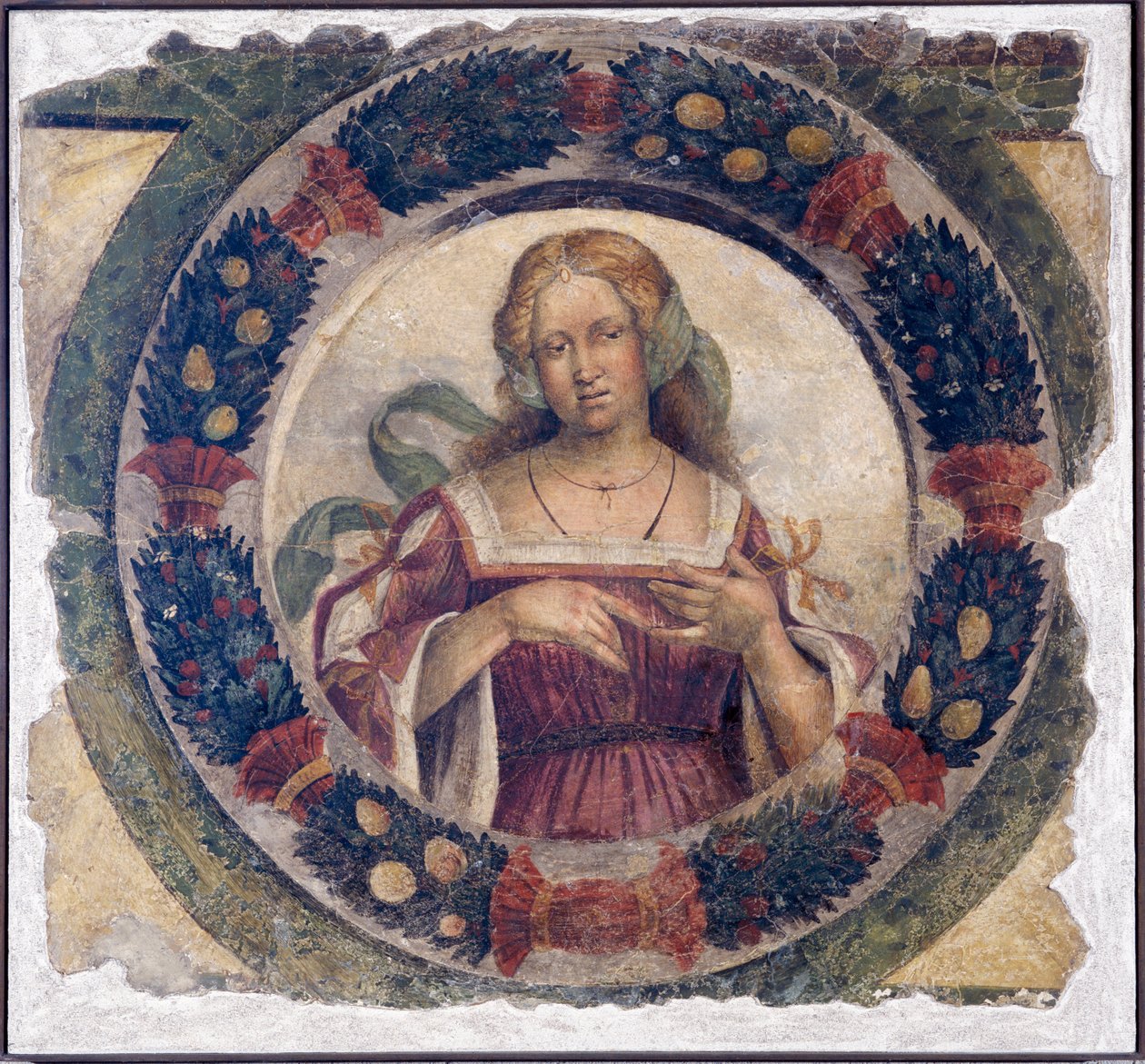 Allegory of Mathematics, ca. 1496-1555 av Niccolo the Younger Giolfino